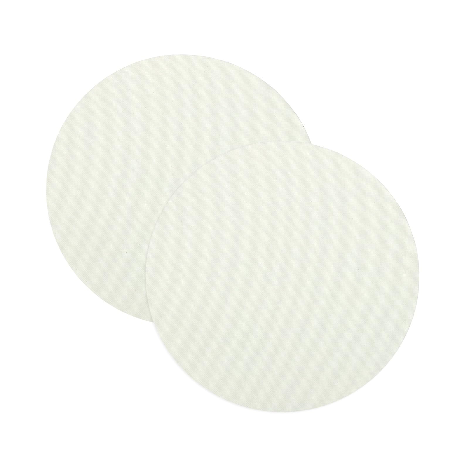 sourcing map 2.4" Round Lampshade Diffuser, Anti-Glare Lamp Shade Diffuser Fabric Lamp Cover for Desk Table Light Downlight Spotlight, Warm White 2pcs — image 1