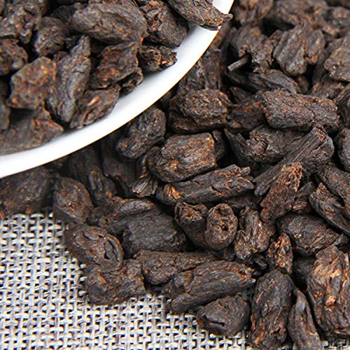 通用 Yunnan Ripe Puer Tea Bulk Té PU-erh Arroz glutinoso Cesta de bambú fragante 500g - Imagen 4