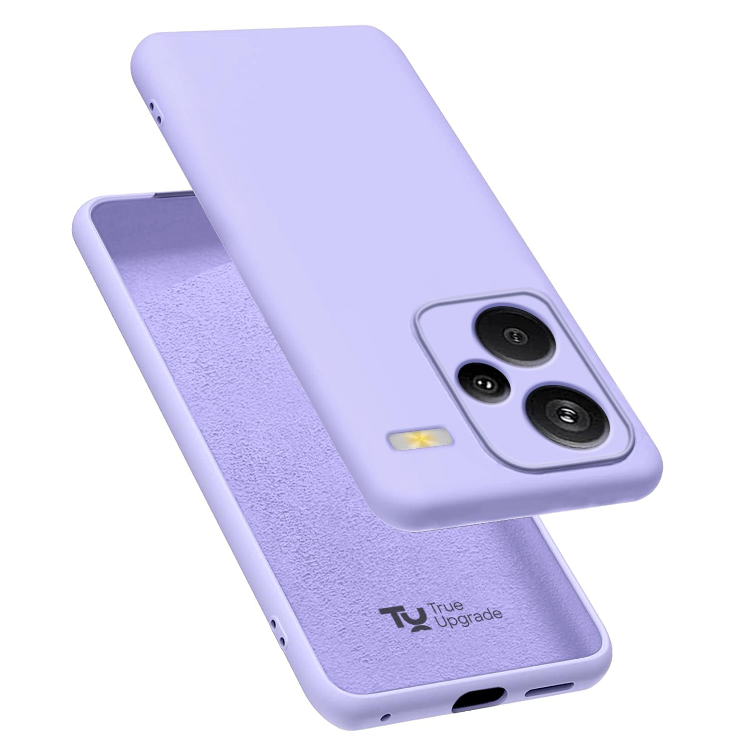 TRUEUPGRADE Liquid Silicone Designed Back Case Cover for Mi Redmi Note 13 Pro Plus 5G | Microfiber Inside | Bumper Back Cover Case for Mi Redmi Note 13 Pro Plus 5G - Light Purple (B0CSW61NRC) Amazon Price History, Amazon Price Tracker