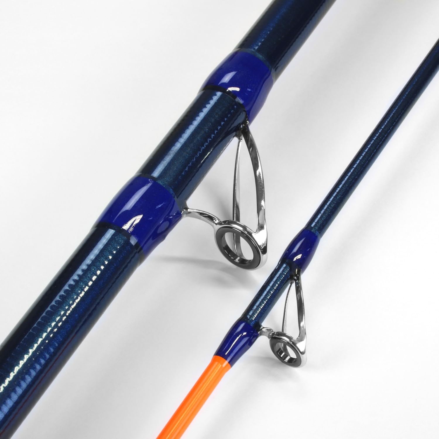 Beachbeast Surf Brandungsrute, 4,20m & 4,50m | Wurfgewicht 100-250g, High Performance Carbonblank, Lowrider Anti-Tangle Beringung, 3-teilig, Weitwurfrute Meer