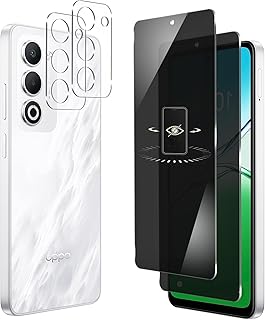 【2+2枚】OPPO A5 5G フィルム 180°覗き見防止 オッポA5 5G 保護フィルム のぞき見防止 硬度9H A502OP ガラスフィルム ガラス 飛散防止 CPH2751 保護フィルム 撥水撥油 指紋防止 気泡ゼロ 自動吸着 OPG06 用の フィルム 指紋認証対応