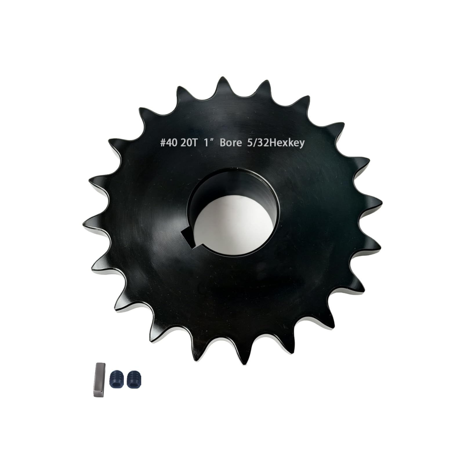 #40 Sprocket 21T 1" Bore Hardened Black Oxide — Amazon image 30