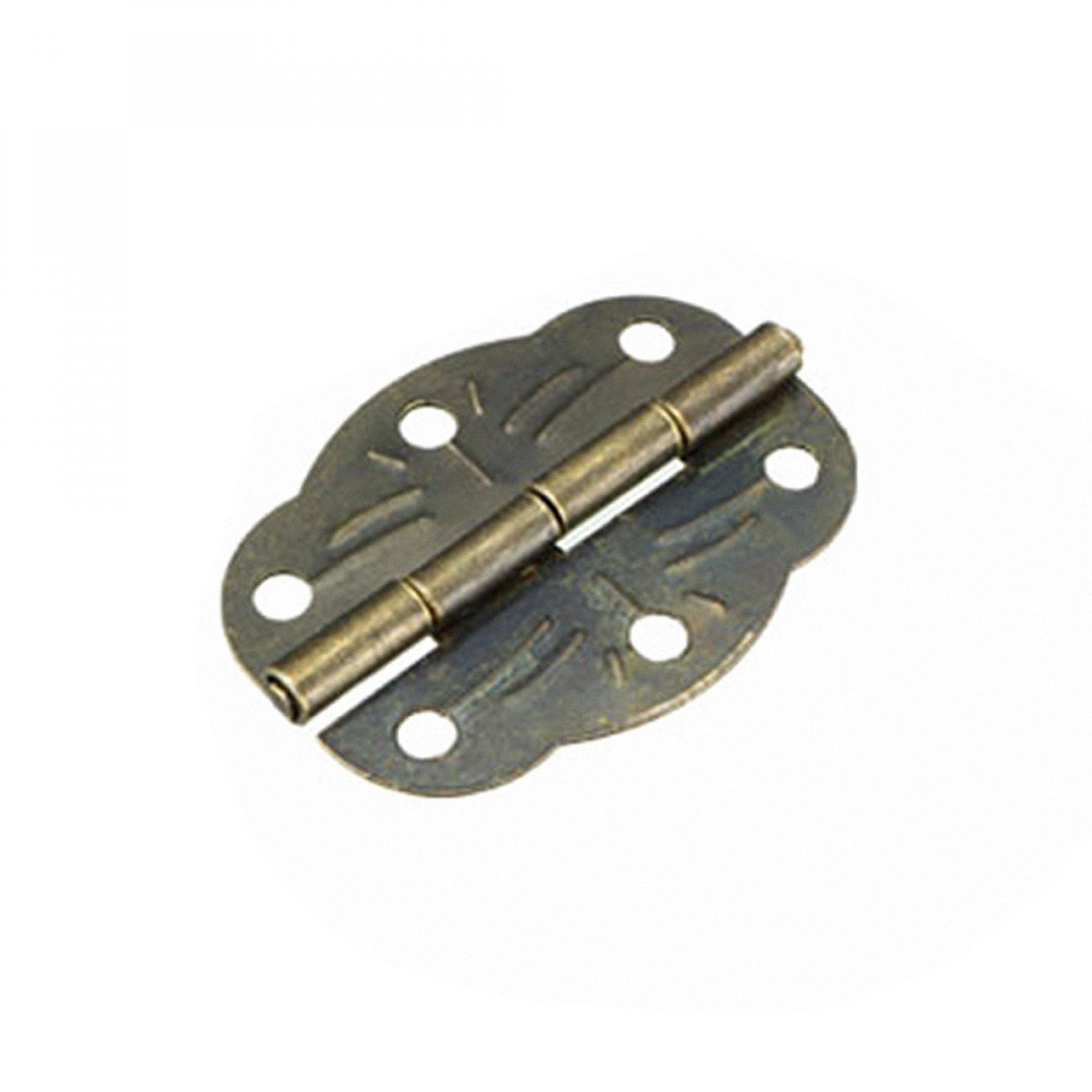 Lot Cadres 1,97" Charnière Rétro Antique Bronze Avec Vis Rechange Lot De Carreau Ancien