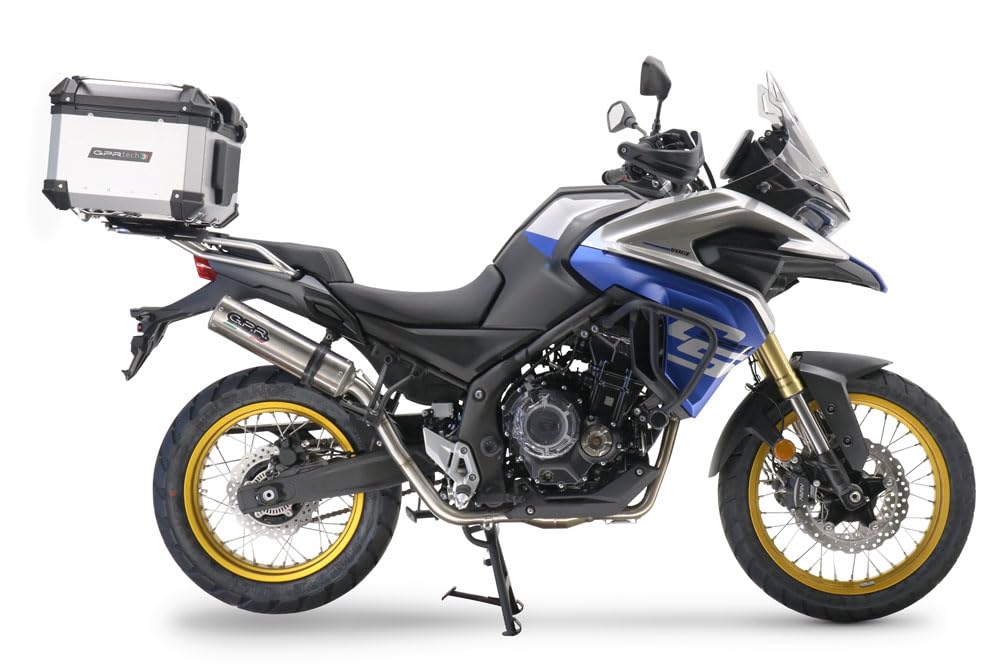 Escape GPR compatible con Voge Valico 525 Dsx 2023-2024, M3 Inox, escape homologado, silenciador con db asesino extraíble y conexión específica