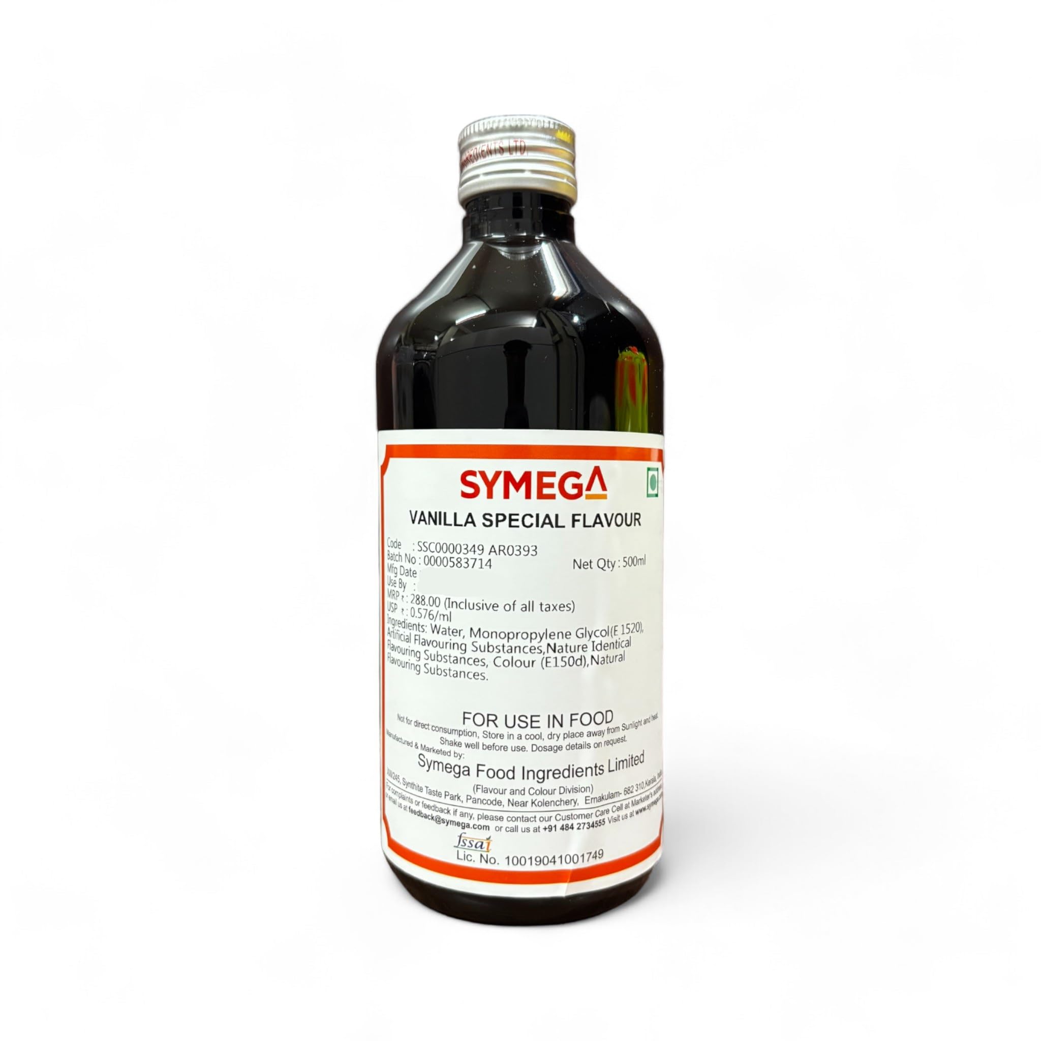 EXCEL ENTERPRISES SYMEGA Vanilla Special Flavour/Essence Used in Baking, Beverages, Confectionery, Ice cream, Desserts, and Savory dishes Plastic Bottle 500 ML (B0DFY81ZQP) Amazon Price History, Amazon Price Tracker