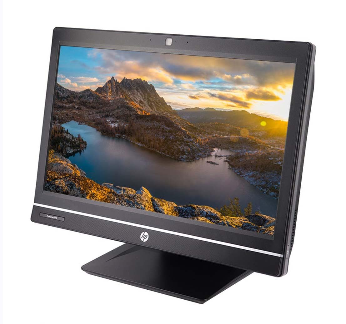 HP ProOne 600 G1 - Ordenador de sobremesa todo en uno, con monitor de 21,5 pulgadas, Intel Core i3-4150, 8 GB de RAM, 256 GB SSD, teclado QWERTY de EE.UU., WiFi, Bluetooth, Windows 11 Pro