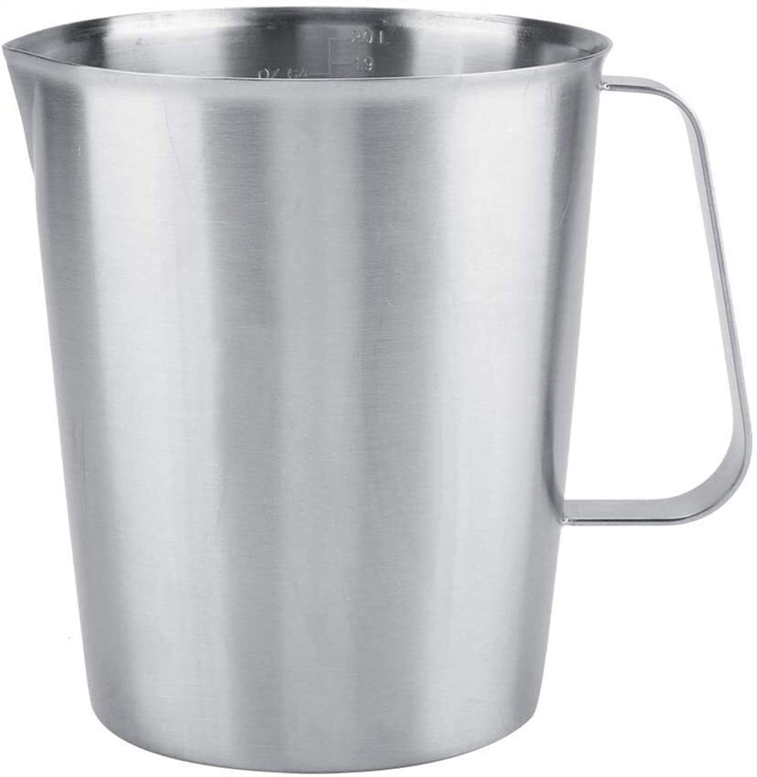 2000ml Duża karta mleka ze stali nierdzewnej Dzban, mleko Kawa Kubek Kubek do parzenia dzbanka Kubek dzbanek do Latte Coffee Art