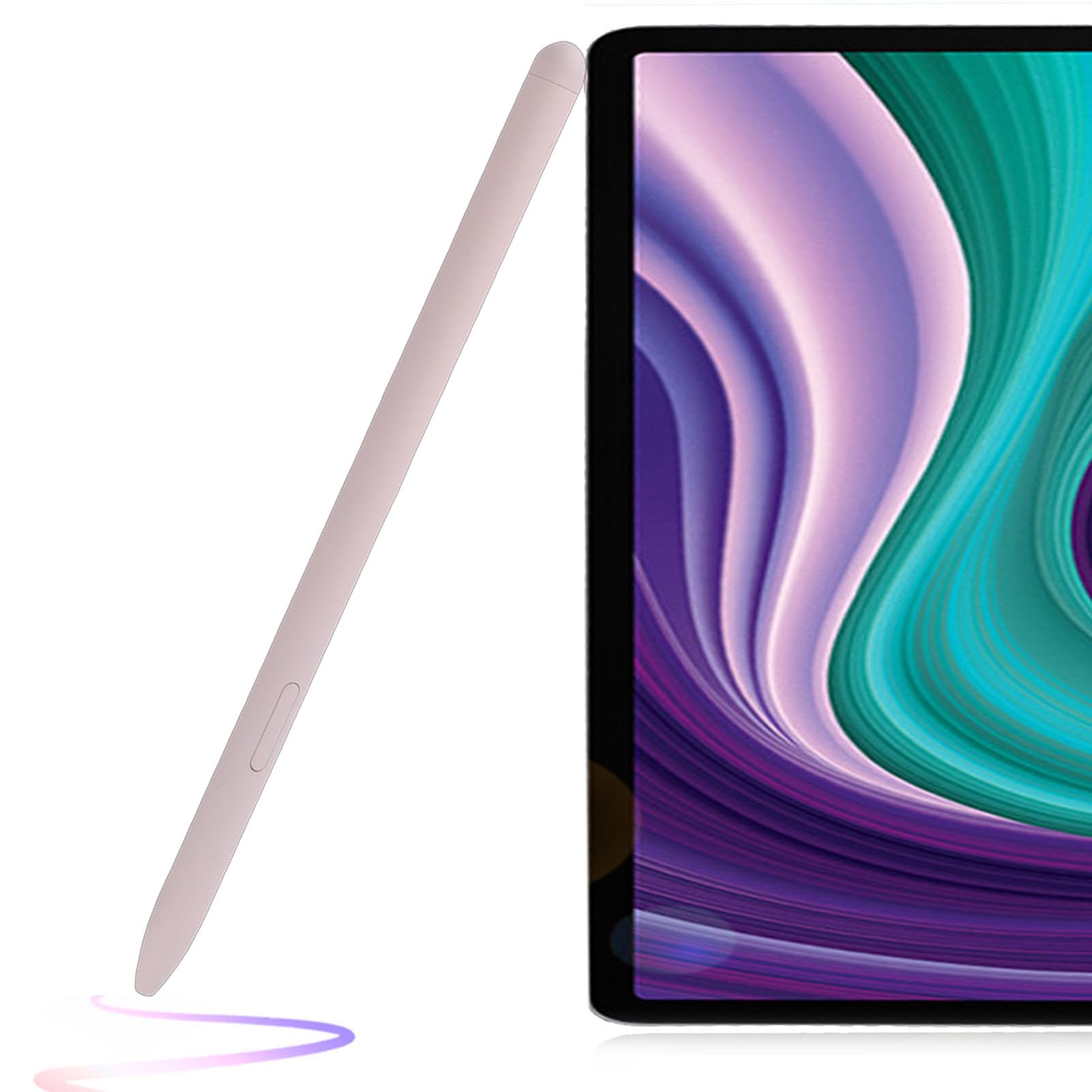 Tab S6 Lite zamiennik długopisu do bardzo czuły inteligentny długopis z 5 końcówkami, do tabletu SM P610 SM P615 (różowy)