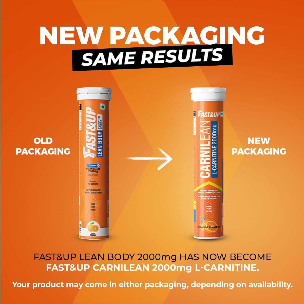 FAST&UP L-Carnitine 2000Mg Effervescent Tablets