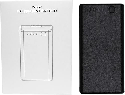 Miniatura 5 de Batería inteligente original WB37 de 4920 mAh para control remoto DJI FPV, monitor CrystalSky y control remoto Cendence (1 unidad)