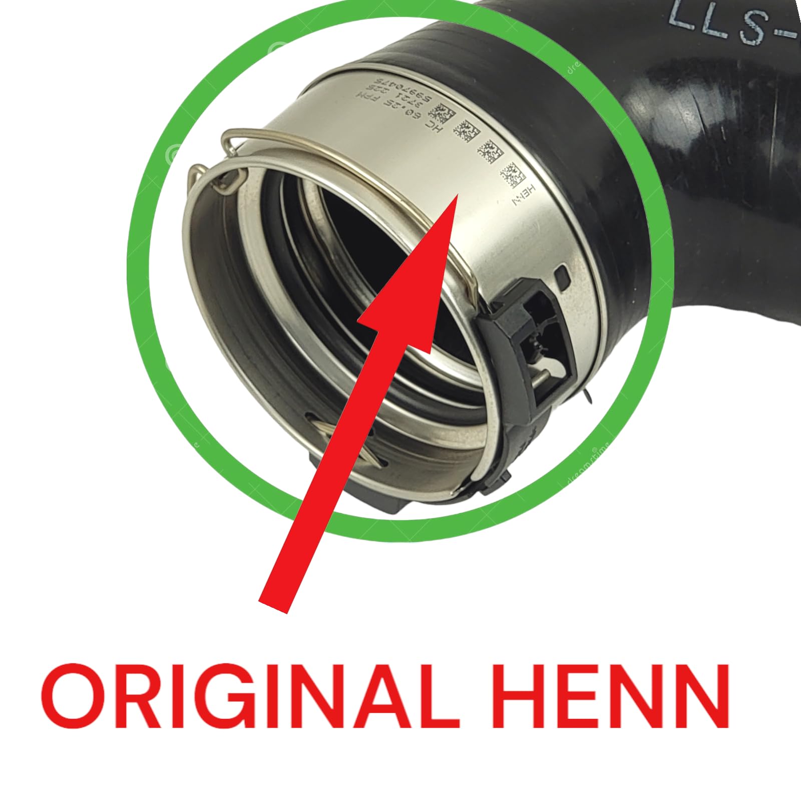 LLS-GERMANY Ladeluftschlauch Turboschlauch kompatibel mit Ren ault Master III, 2.3 dCi, 1446300Q2E, 1446300Q2M, 1124095, 1302315, 144600588R, 95519367, 95524209, 144609413R, 1446300Q3C