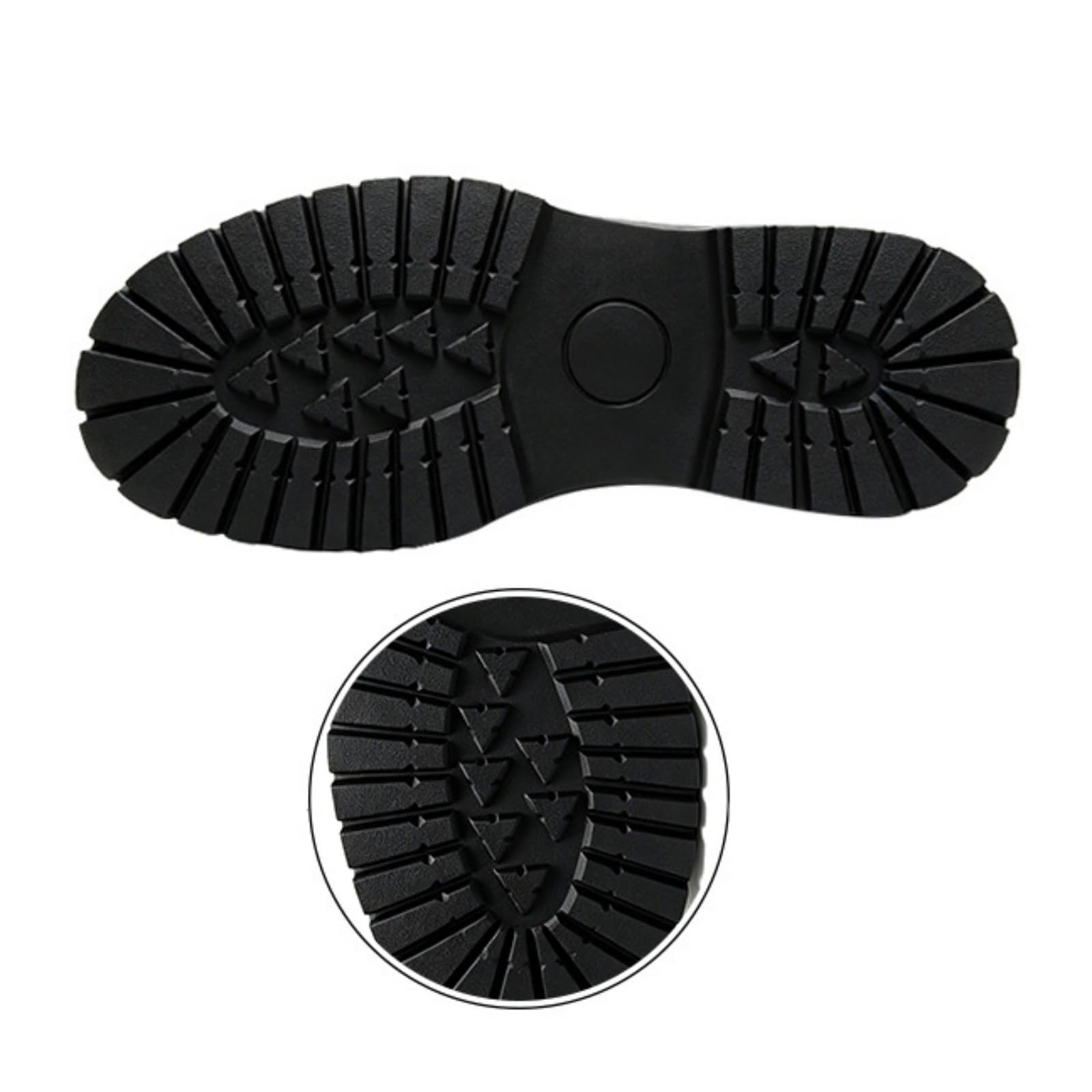 Mocasines Plataforma Hombre Zapatos Vestir Slip-On De Piel Charol | Zapatos Formales De Estilo Moderno Con Borlas, Puntera Redonda Y Suela De Goma, Para Bodas Y La Oficina