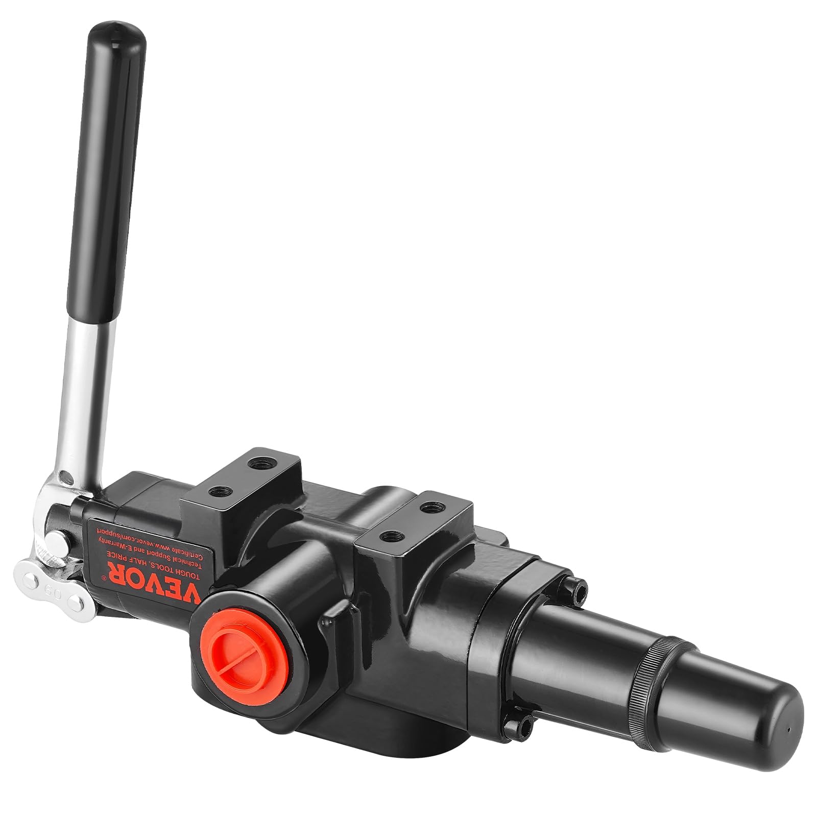 VEVOR Hydraulisches Holzspalterventil - 1 Spule, 25 GPM Wegeventil, 3626 PSI Laderventil, Joystick-Steuerventil für Kleine Traktoren, Lader, Holzspalter