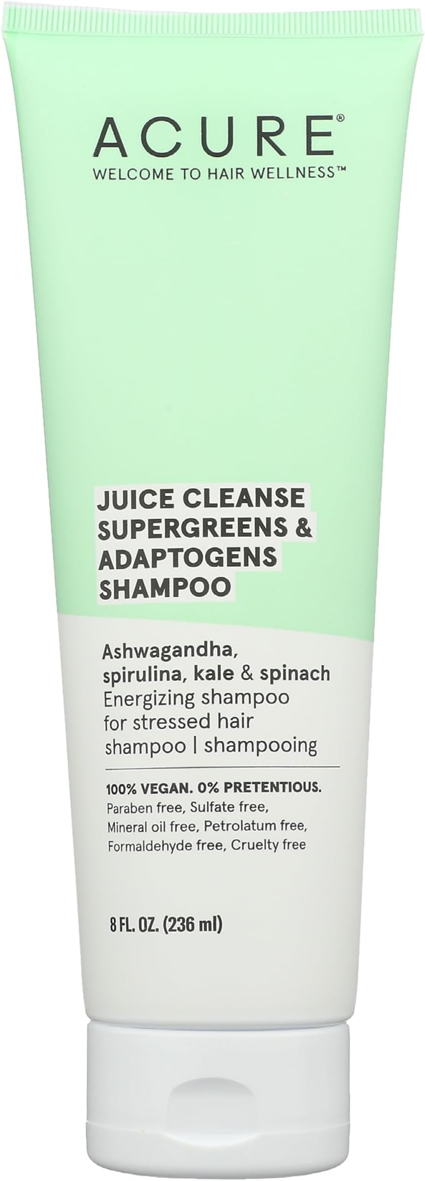 Juice Cleanse Supergreens & Adaptogens Shampoo-236.5 ml