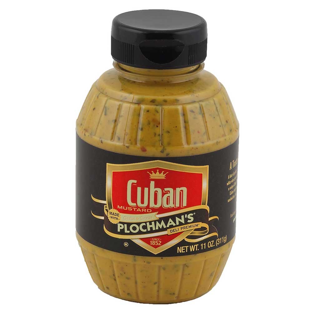 Plochmans Cuban Mustard, 11 Ounce -- 6 per case.