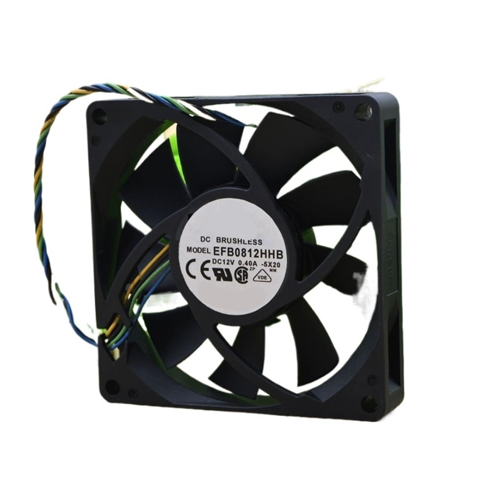 WEUSANXPL 10pcs 80mm Fan EFB0812HHB 8CM 80 * 80 * 15MM 8015 12V 0.4A