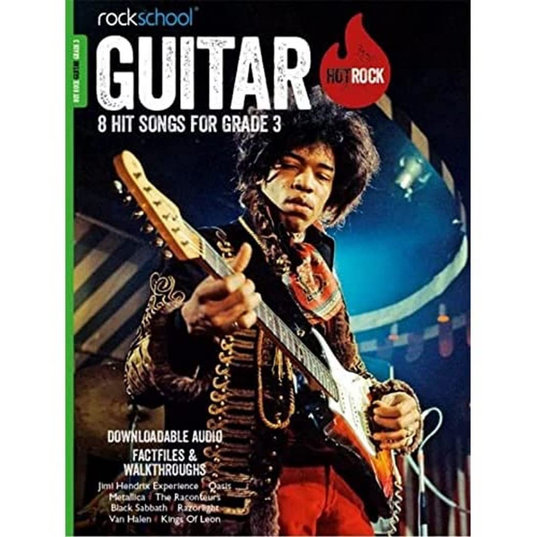 Rockschool: Hot Rock Guitar - Grade 3 (Book/Online Audio) Paperback – 1 Feb. 2016