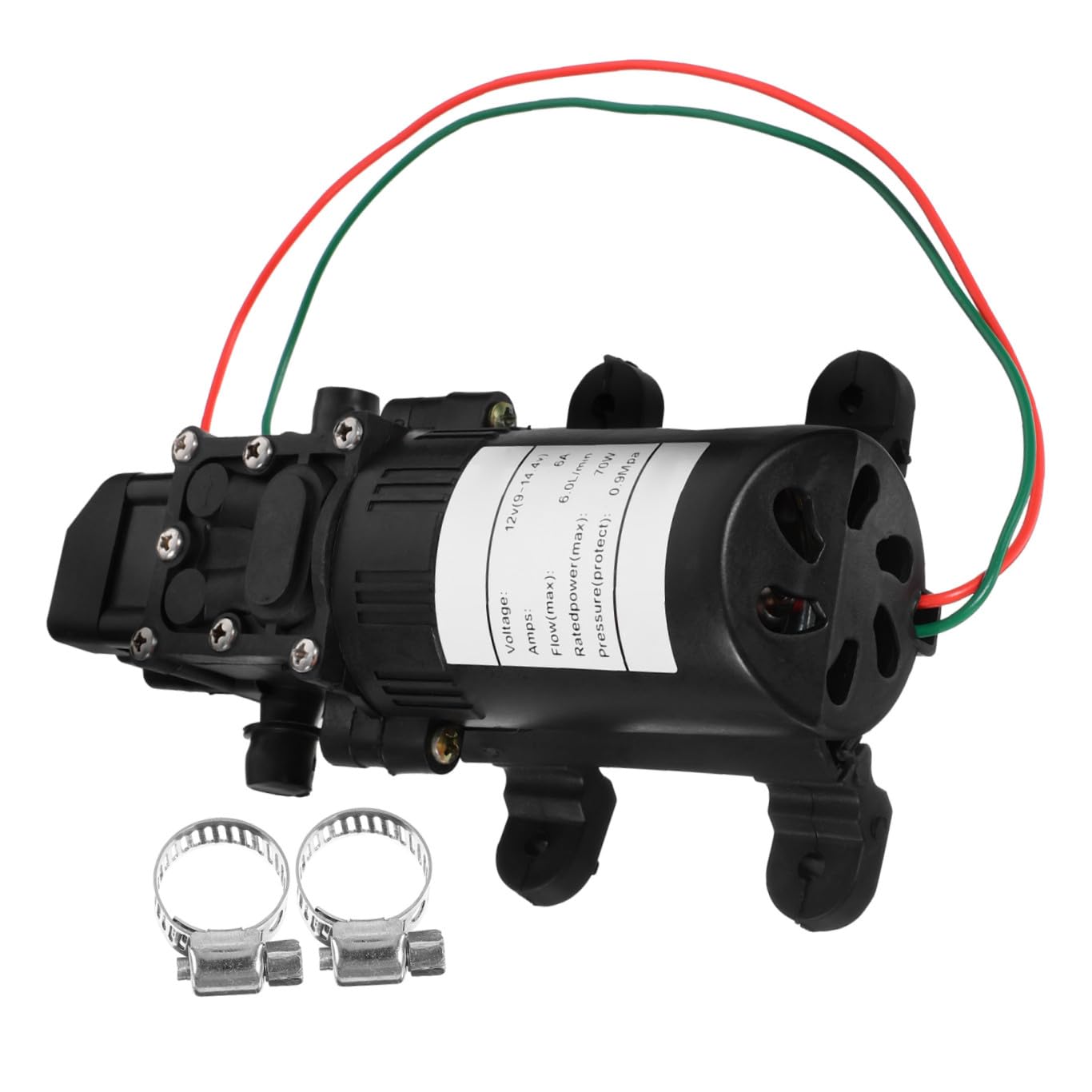 Bomba de Diafragma Eléctrica 6l/ Alta Presión, 70w, 12v