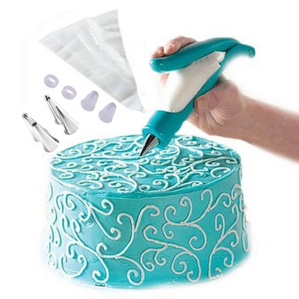 Lesirit Kitchen Cake Decorating Pen Kit (Blue)