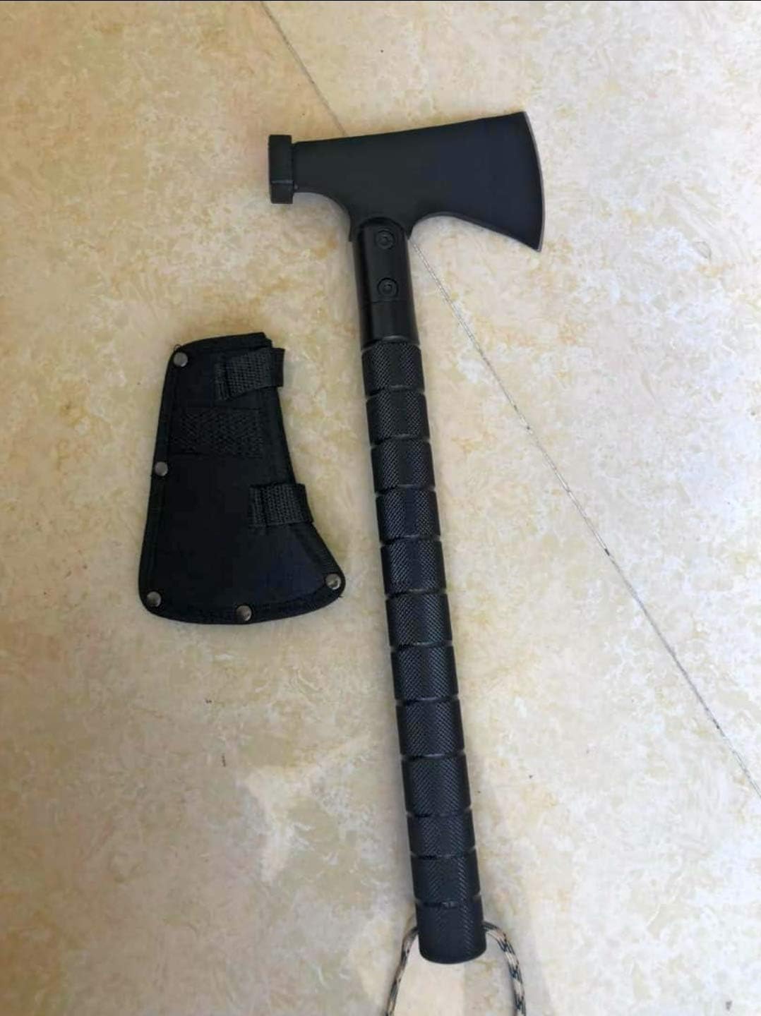 Multifunctional Tactical Camping Axe, Multi-Tool Hatchet Survival Kit for Outdoor Hiking Hunting