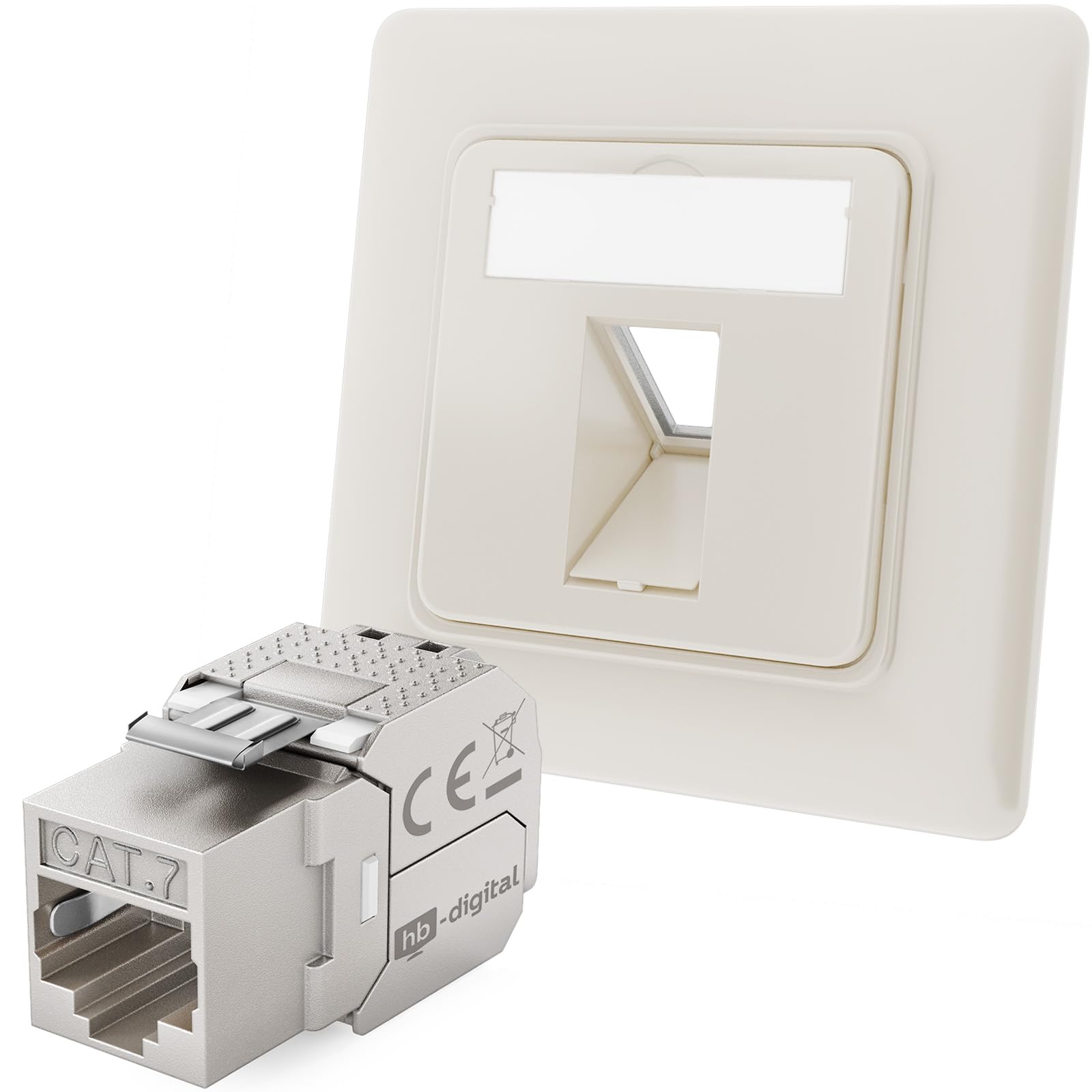 Scatole Di Rete DELPHI Da Incasso Bianche, RJ45/guida D'onda Luminosa - Foto 6