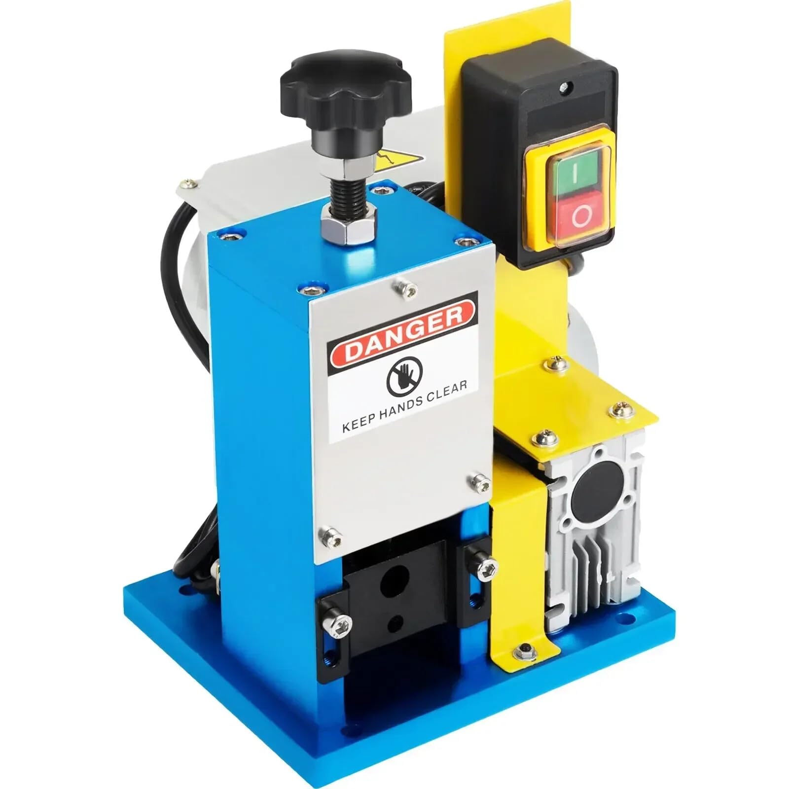 180W Electric Wire Stripper Machine, Automatic Wire Stripping Machine, Wire Stripping Tool for 1.5-25 mm Scrap Wire, Copper Wire Stripper Tool for Cable Recycling (1.5~25mm-180w)