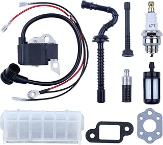 Haishine Ignition Coil/Air Filter/Fuel Oil Hose Kit for STIHL MS210 MS230 MS250 021 023 025 Chainsaw 0000-400-1306, 1123-400-1301 - coolthings.us
