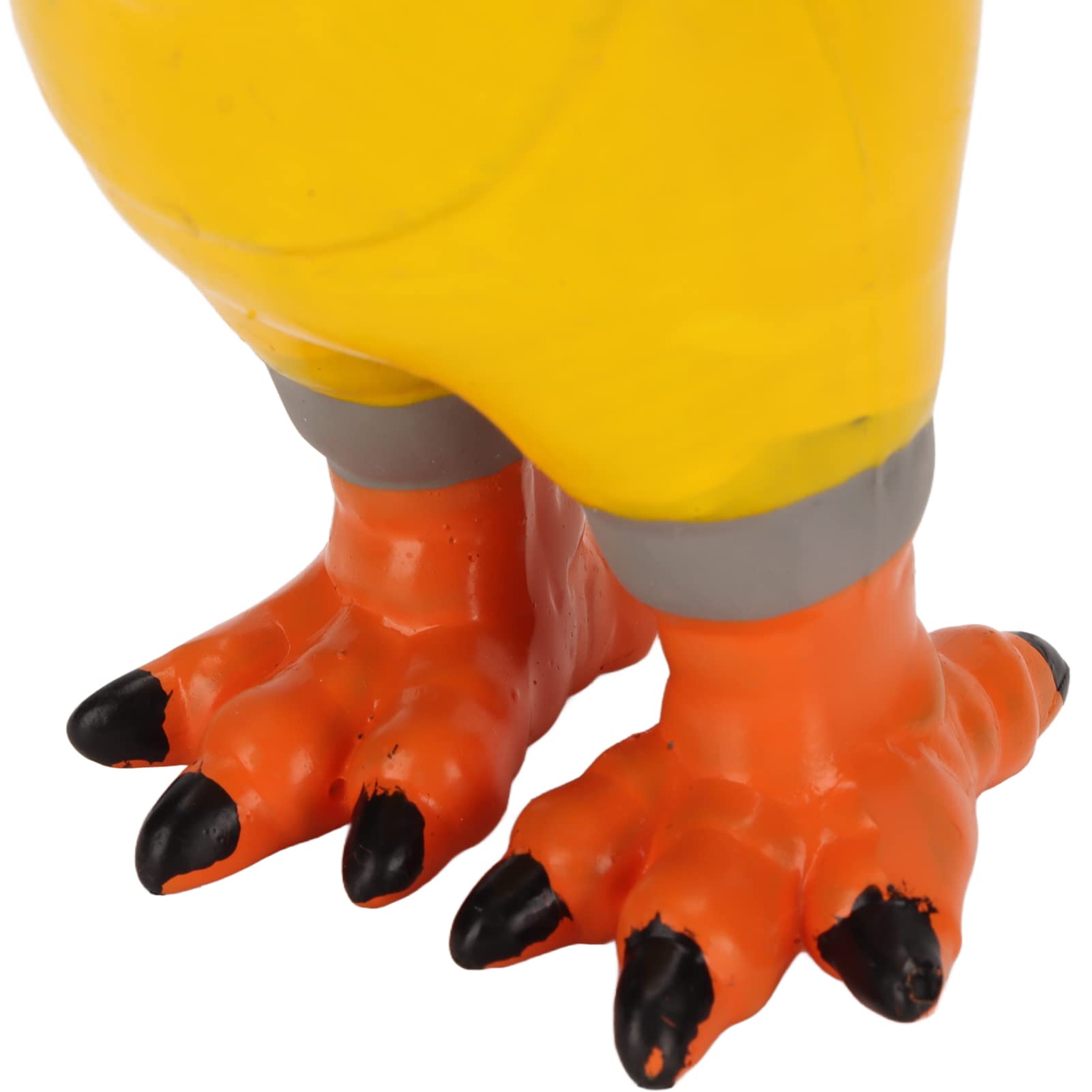 Pssopp Squeak Latex Puppy Toy Elastic Teeth Grinding Hand Painted Funny Interactive Squeaky Dog Toys (Chef Chicken) - Image 2
