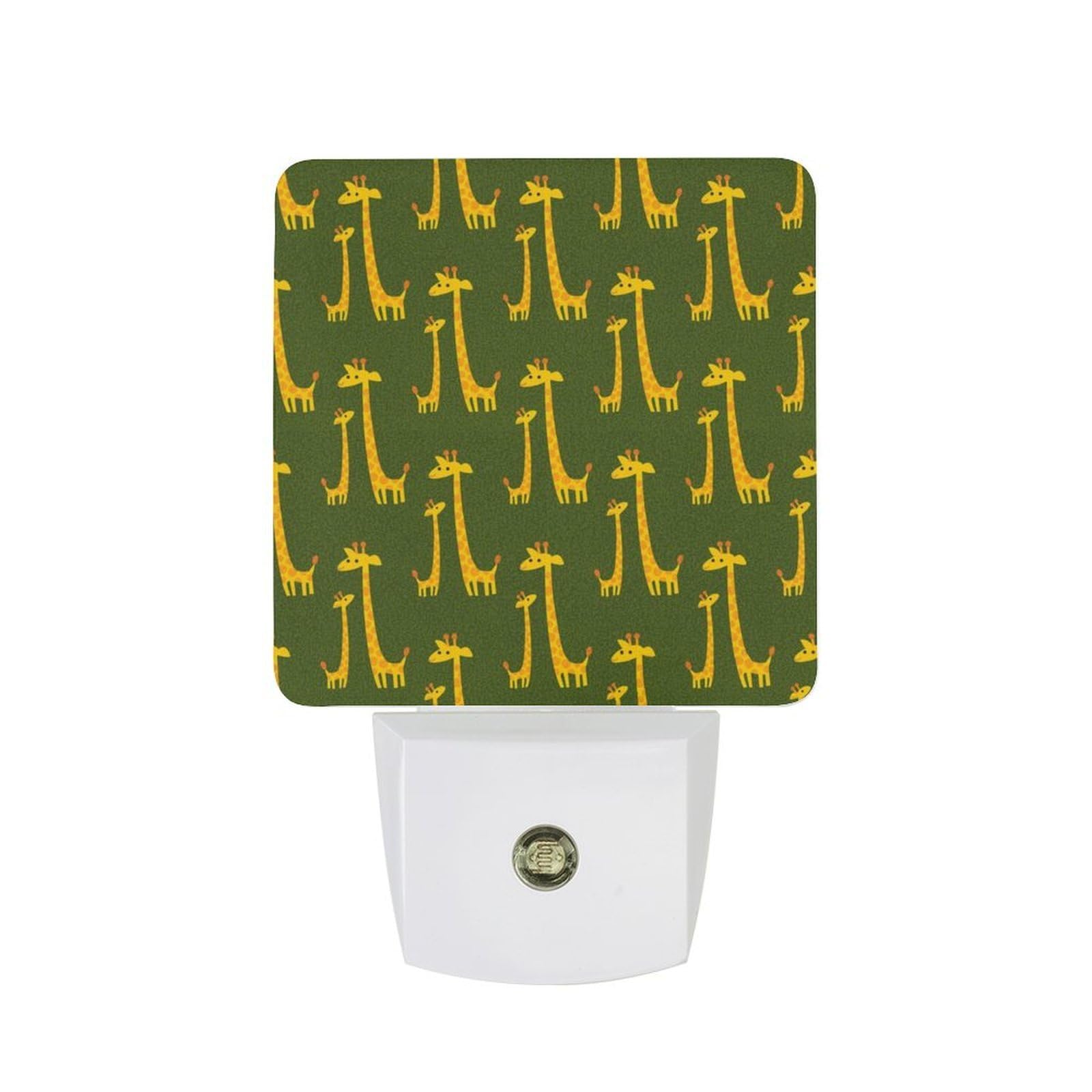 Nqrxadcrt Style Cartoon Giraffe Night Light Plug In Wall Lights Bedside Lamp Bedrooms Home Hallways Decoration