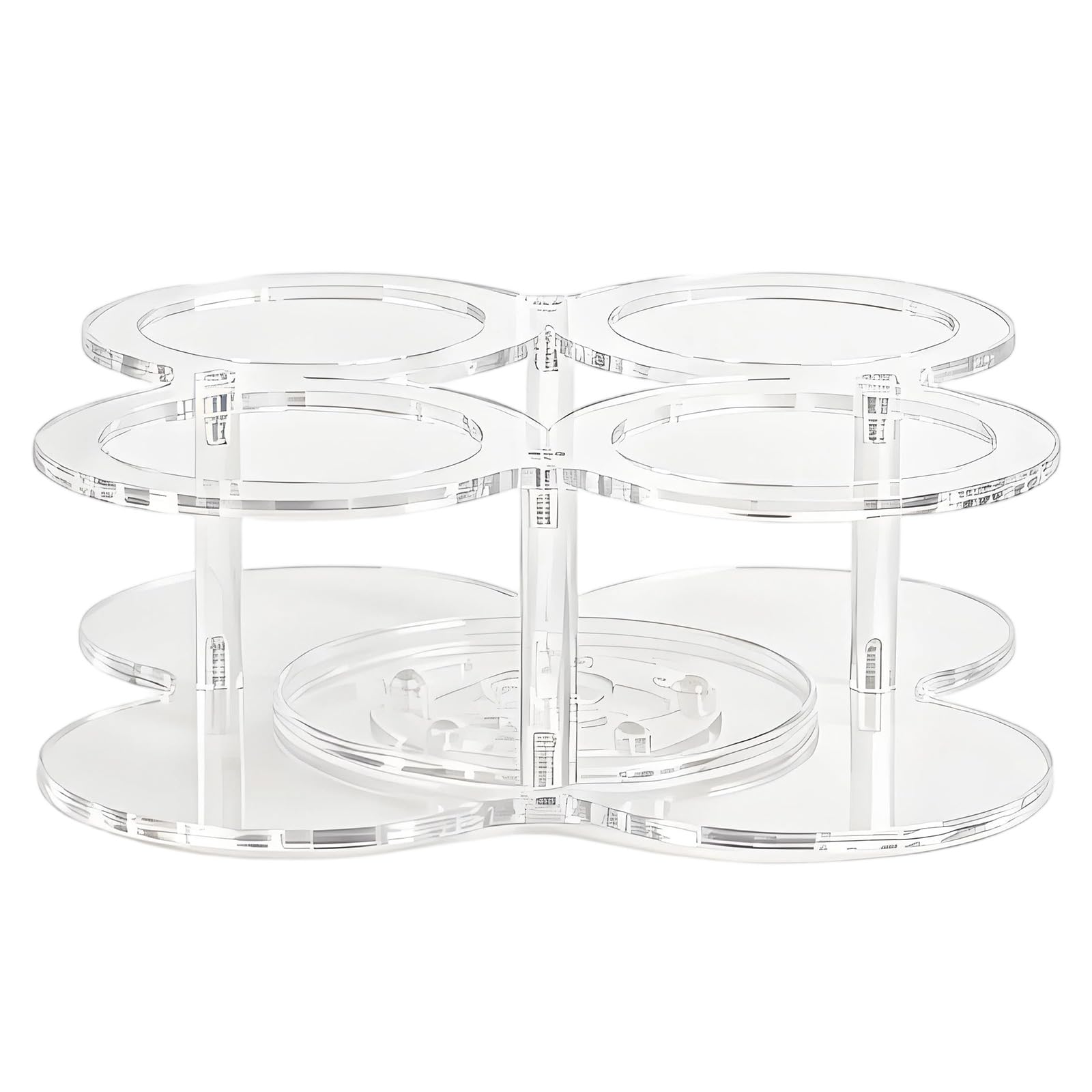 Tsophreniq Stylish Rotating Shelf Unit for Liquid Condiment Bottle Storage Organiser for Storing Syrups and Small Jars Coffee Molasses Holder