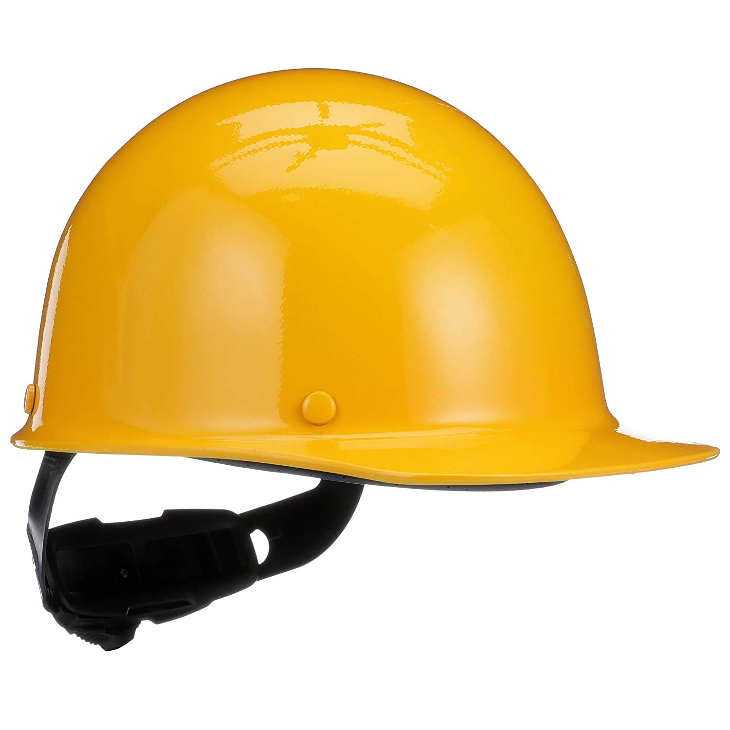 Skullgard Cap Style Safety Hard Hat with Suspension - Non-Slotted Cap, Made of Phenolic Resin, Radiant Heat Loads up to 350F | Fas-Trac III Ratchet Suspension