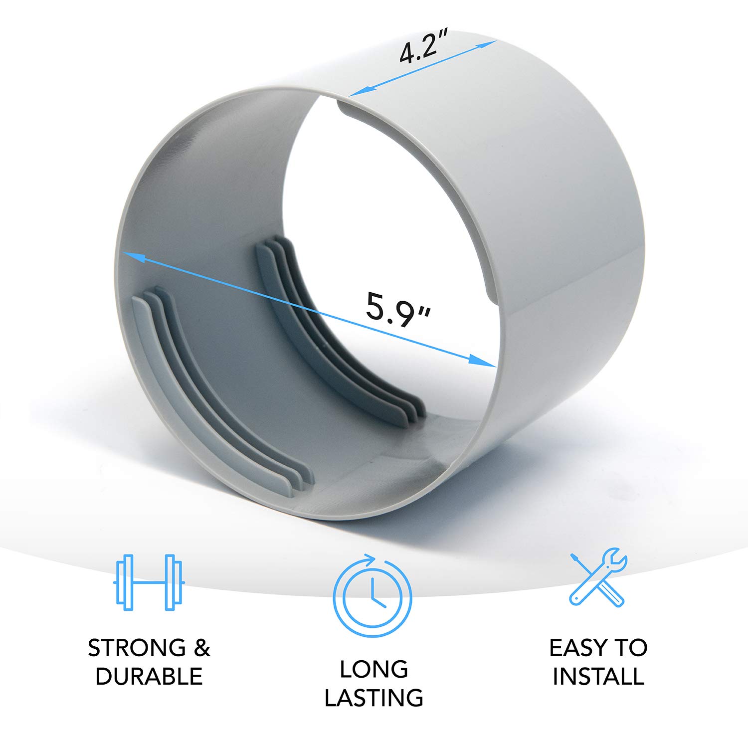 Buy Kraftex Air Conditioner Hose Exhaust Coupler [5.9 Inch] Portable AC