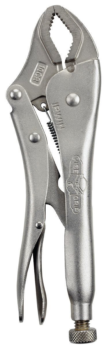 IRWIN Pliers, Curved Jaw, Locking, 10-Inch (4935576)