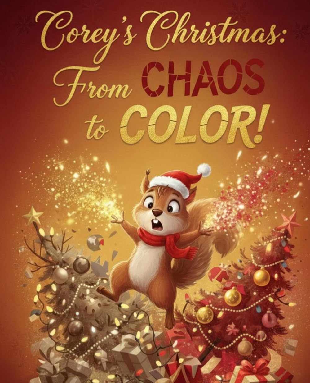 Corey's Christmas: From Chaos to Color: Coloring Book