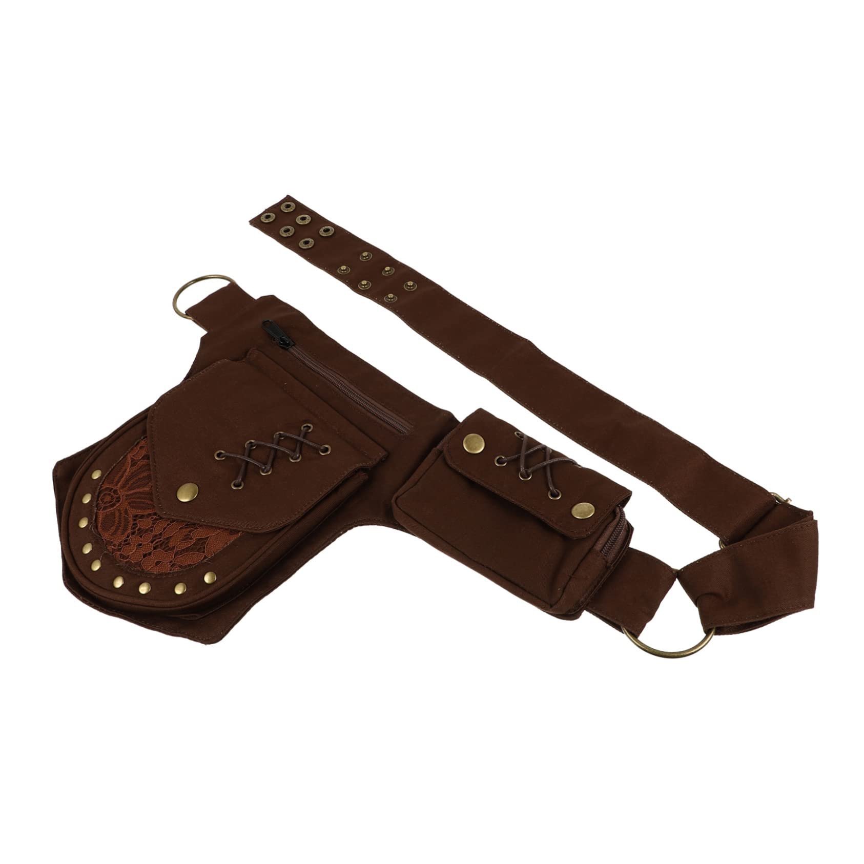 Kisangel Marsupio Vintage Porta Cellulare da Uomo e Donna, Borsello a Tracolla Tasche, Leggero, per Attività All'aperto e Allenamento