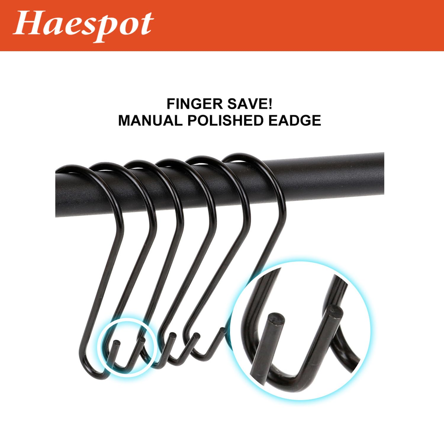 32PCS S Hooks - Heavy Duty Black -3 32PCS S Hooks - Heavy Duty Black -3