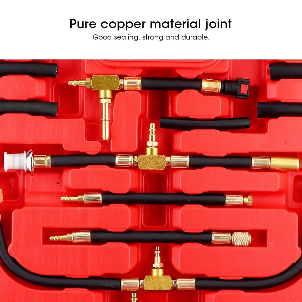 Misuratore Di Pressione Carburante Exogio - Tester 0-100 PSI, Con Adattatori Per Auto E Moto