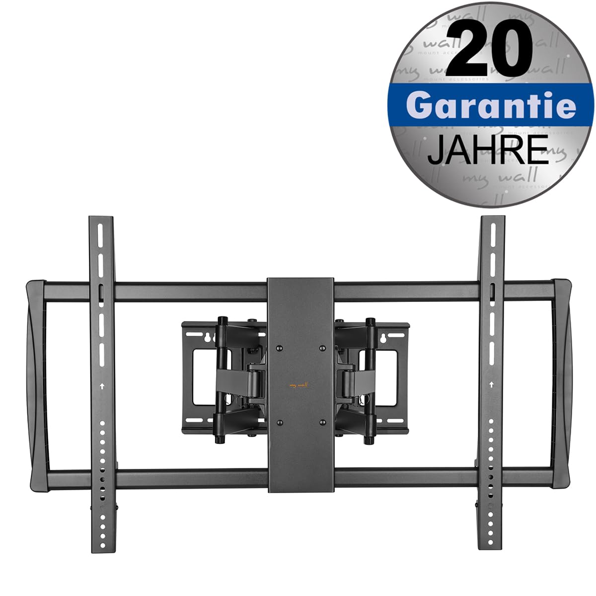 myWall HP24L - Supporto da parete per TV da 152,4 cm (60) - 254,0 cm (100), inclinabile e girevole, colore: Nero