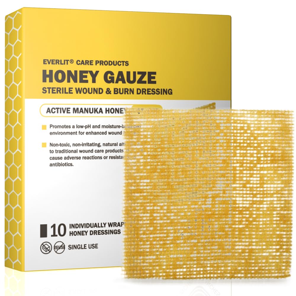 EVERLIT CARE Manuka Honey Dressing 4 Gauze