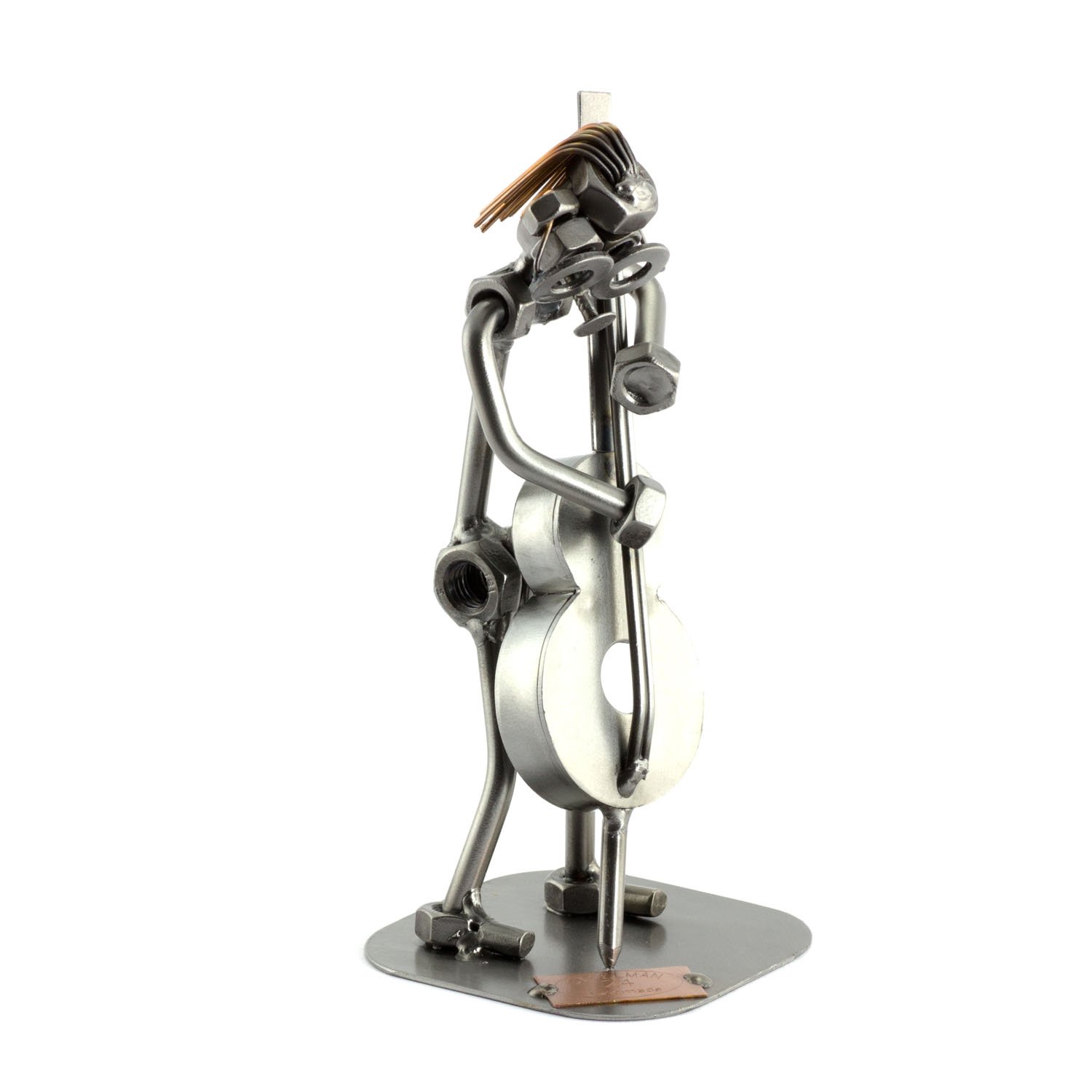Steelman24 I Nuts and bolts sculpture Cello I Handmade ornaments I Made in Germany I I Metal figurine