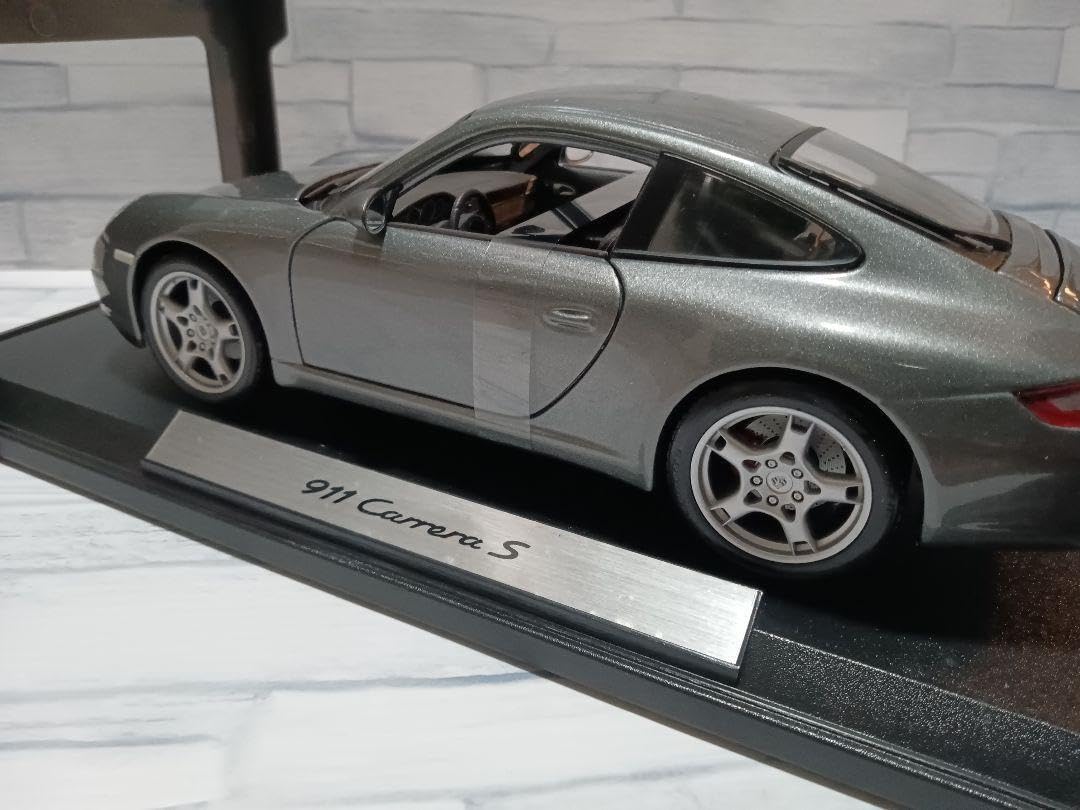 Amazon.co.jp: 1/18ポルシェ911カレラSディーラーミニカー グレー  