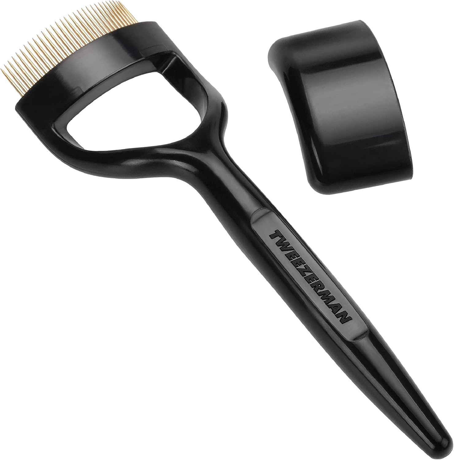 TweezermanEyelash Comb for Round Eyes, Premium Lashcombo 60, Black