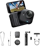 Insta360 GO Ultra Vlog Bundle (Midnight Black) - Tiny Hands-Free 4K Cam, Lightweight & Portable, Low Light Excellence, Mount Anywhere, FlowState Stabilization, 200 Min Battery Life - 1