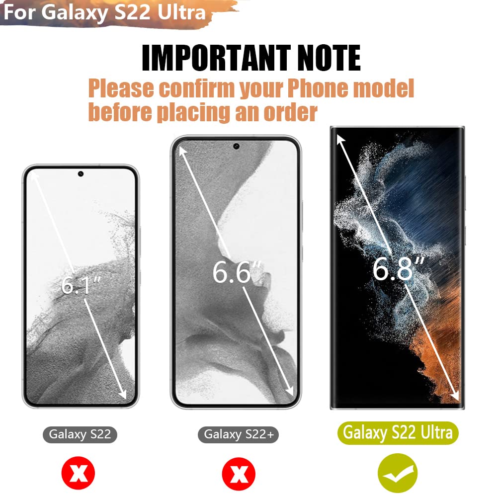 Loytal [Upgraded] Battery Case for Samsung Galaxy S22 Ultra, 5000mAh Rechargeable Extended Battery Charging Charger Case, Add 100% Extra Juice, Not Compatible with S22 or S22+ (6.8 inch) Black