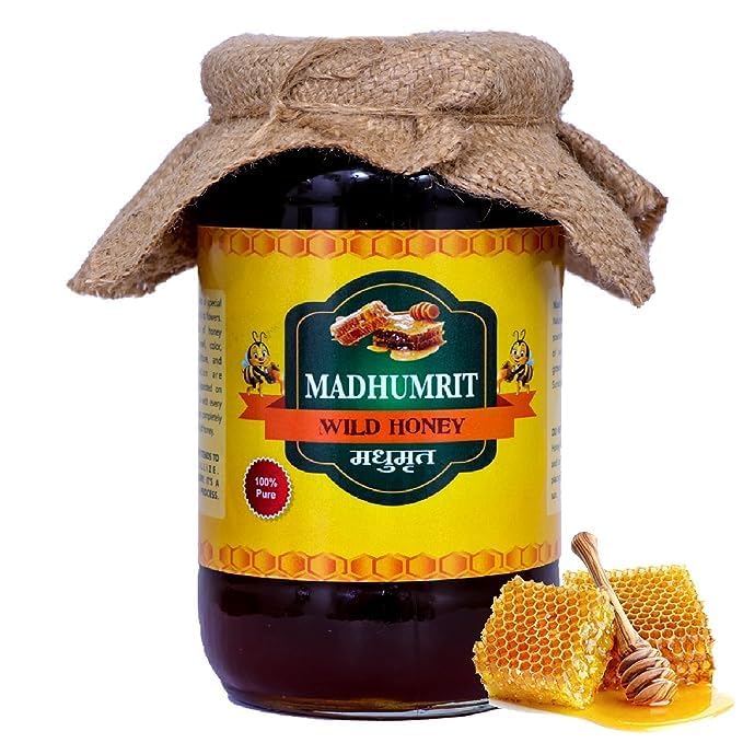 Madhumrit 100% pura y natural miel orgánica 1 kg miniatura 1