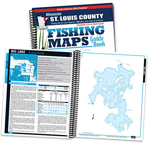 Minnesota St. Louis County Fishing Map Guide (Fishing Maps From Sportsman's Connection) #TOP2
