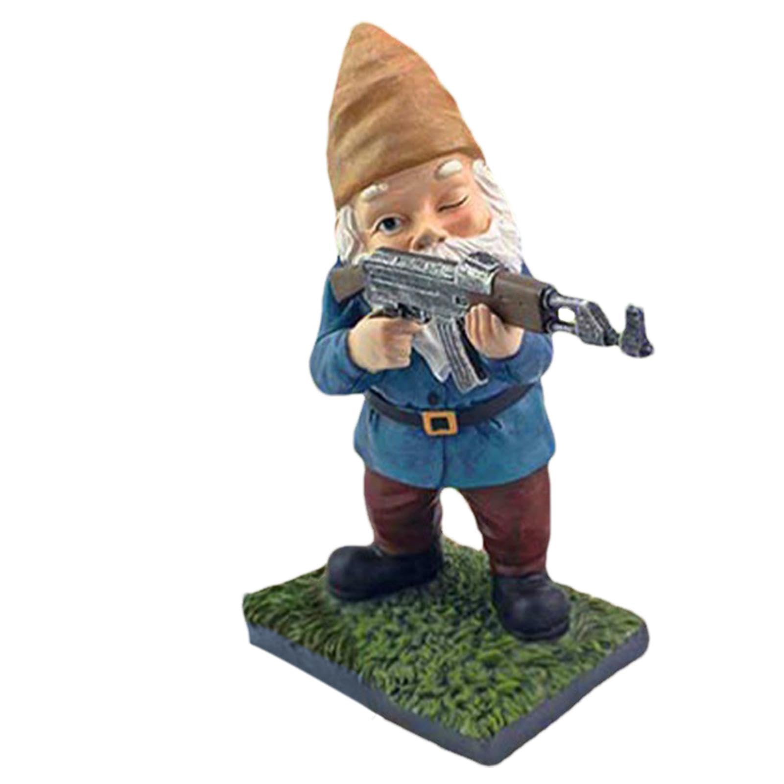 Monozoz Resin Ornaments Garden Statue | Funny Garden Decor Sculpture | Weather Resistant Figurine for Patio Lawn Bedroom Study Garden Decoration