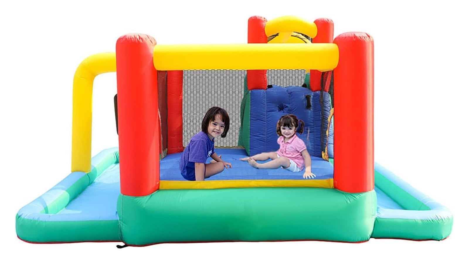 Castillo Hinchable, Gorila y tobogán al Aire Libre del Patio Trasero de la Familia trampolín Espacial