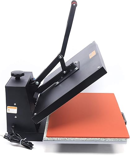 Máquina de prensa de calor de gran tamaño de 16 x 24 pulgadas, camiseta de calentamiento rápido con control digital de 2800 W, equipo de