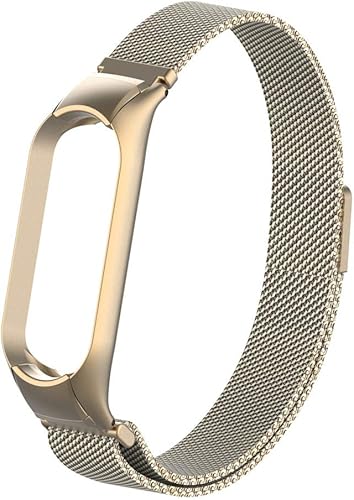 Stainless Steel Magnetic Absorption Loop Metal Mesh Watch Band Replacement Bands Compatible for Xiaomi Mi Band 3 4 5 6 Strap Stainless Steel Magnetic Absorption Loop Metal Mesh Watch Band Replacement Bands Compatible for Xiaomi Mi Band 3 4 5 6 Strap